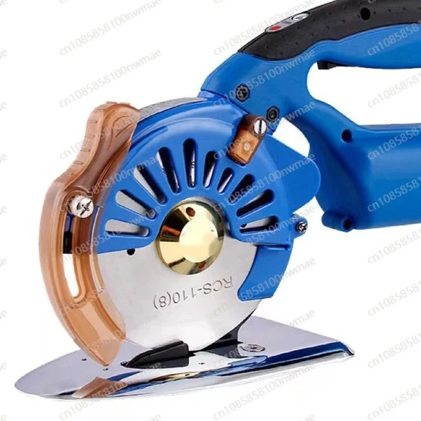 

Аккумуляторные электрические круглые ножницы для одежды, ткани, кожи и толстых материалов, работающие от литиевой батареи.