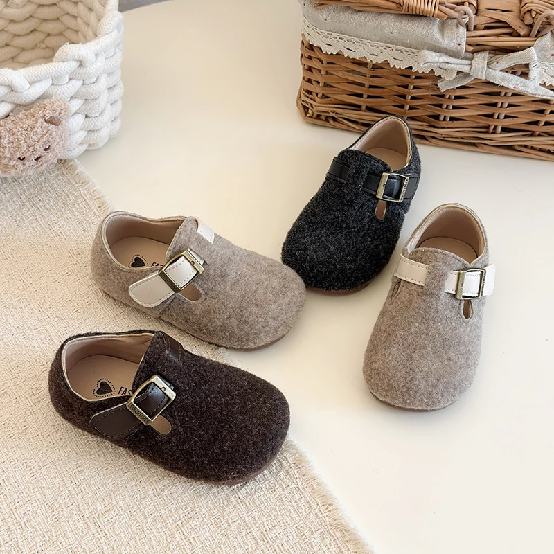 

2026 Spring Summer New Children's Casual Shoes Fashionable and Versatile Korean Soft soled Comfortable Anti slip Flat Shoes