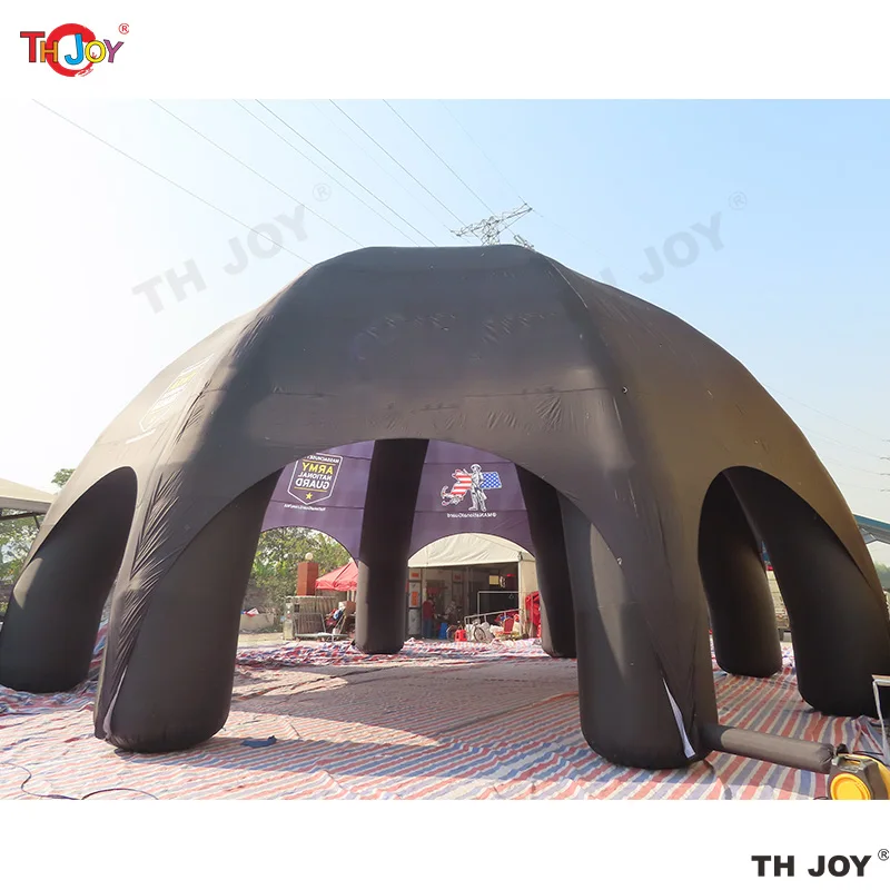 Free Air Shipping 4m Portable Advertising Spider Tent Inflatable Party Event Exhibition Dome Marquee Car Garage Canopy