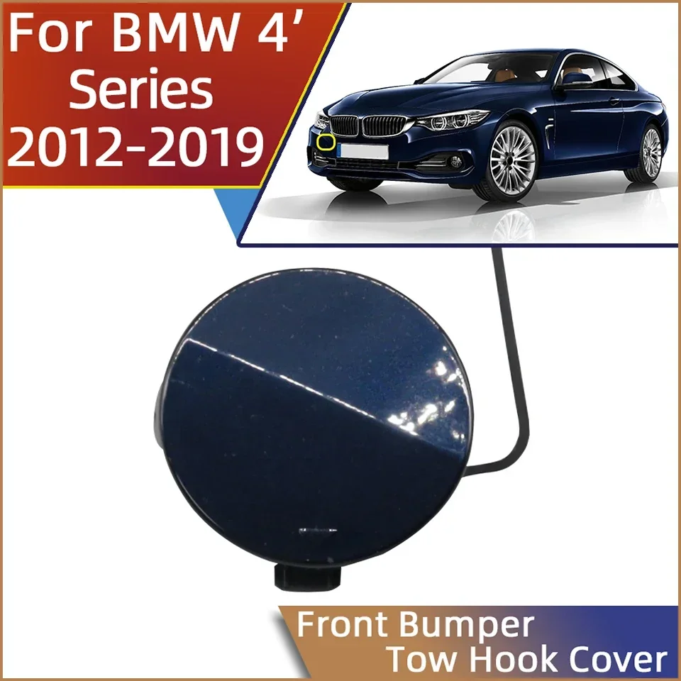 

For BMW 4 F32 F33 F36 2012-2019 Front Bumper Tow Eye Hook Cap Trailer Cover Decoration Shell High Quality Painted#51117363392