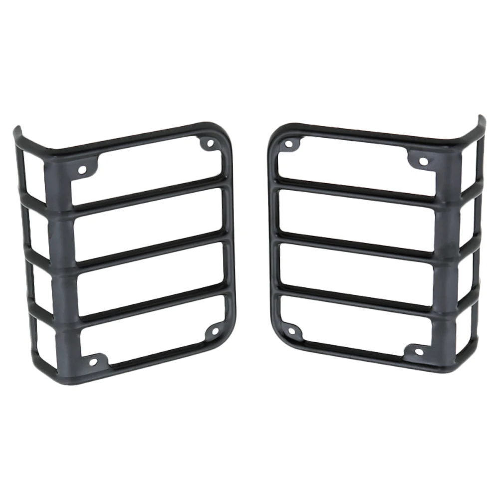 2pcs Taillight Cover Accessories Tail Light Guards Cover Rear Lamp Guard Protective Mount For Jeep Wrangler JK 2007-2017