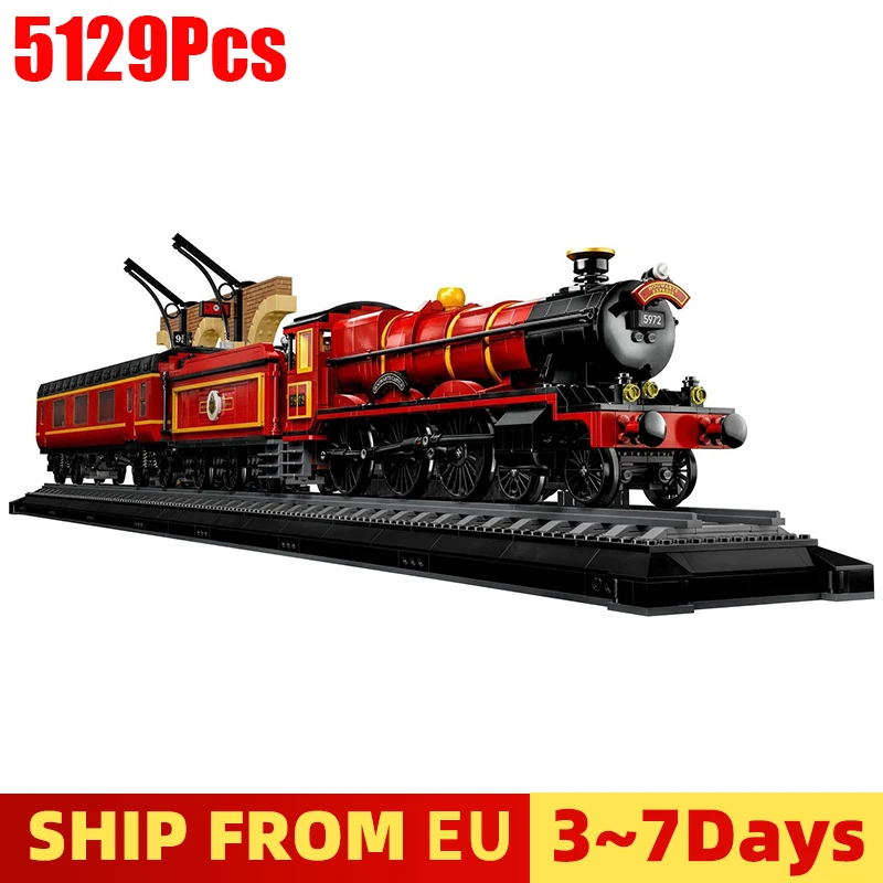 5129 stücke Express Bahnhof Bausteine Modell Set Sammlung Montage Ziegel Spielzeug für Erwachsene
