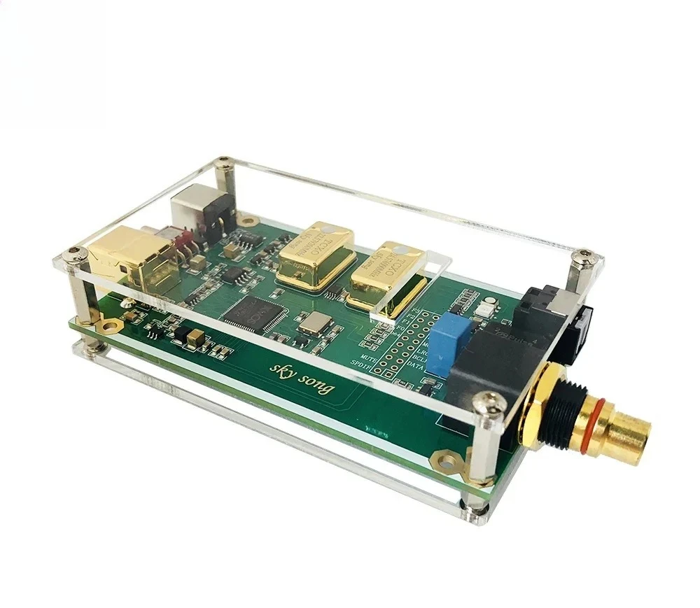 XMOS XU208 Asynchronous USB Coaxial Fiber Output Digital Interface IIS DSD256 Spdif Dop64