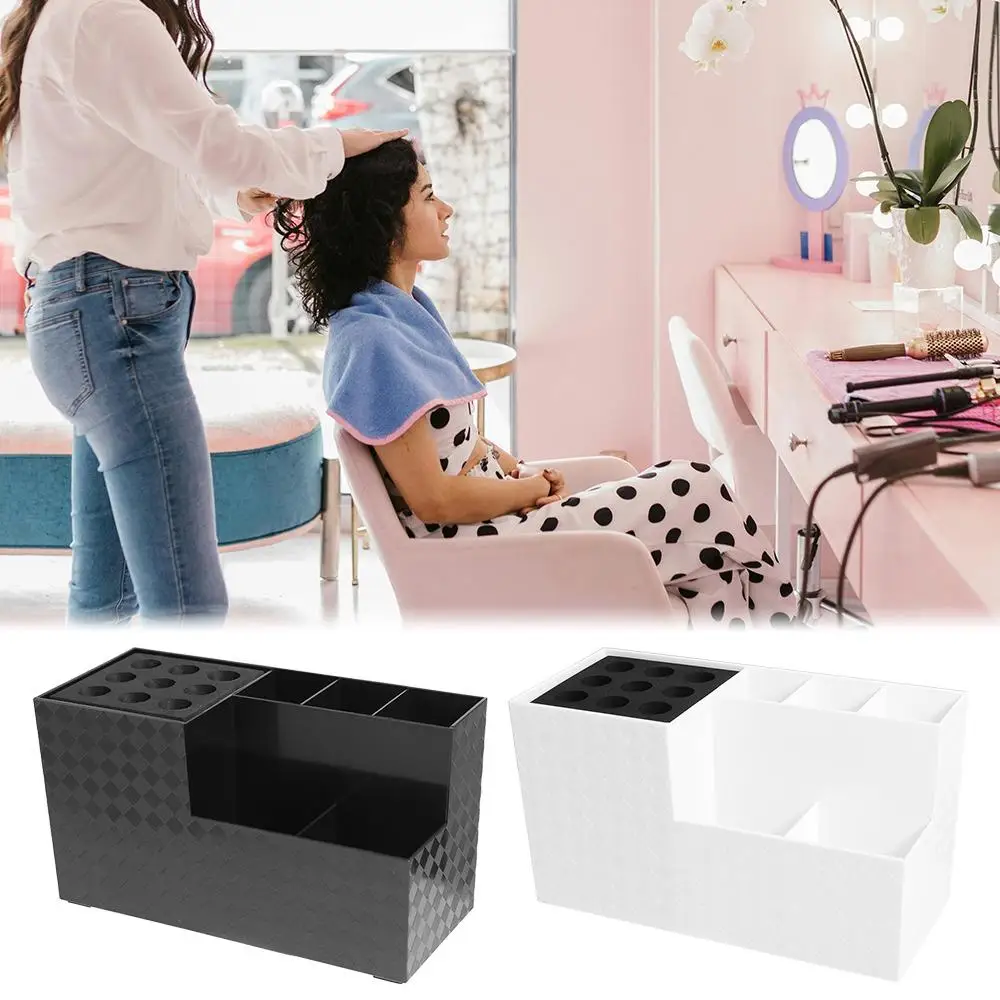 Arcylic Scissor Holder Storage Box Multifunctional Professional Hair Comb Scissors Rack Anti Slip Detachable
