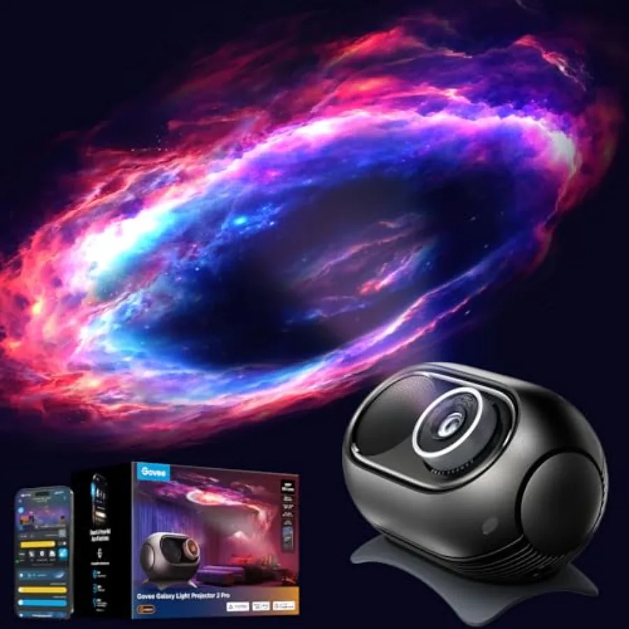 Galaxy Light Star Projector 2 Pro, 4 Megapixel HD Lens Night Light Planetarium Projector work with Matter, Star LED Lights Proj