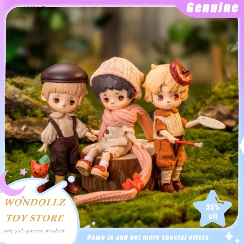 

Genuine Penny Box Little Painter And Little Witch Series Bjd Blind Box Kawaii Action Figure Desktop Ornament Trendy Toy Gift
