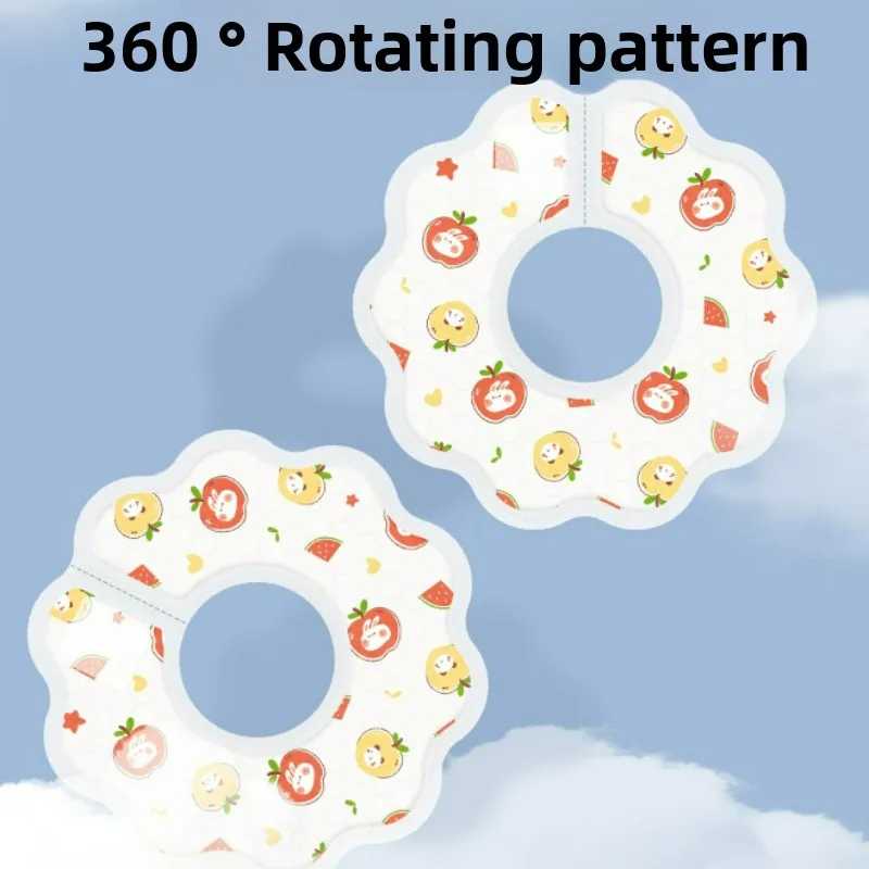 

Baby Disposable Saliva Bib, Waterproof, Anti-spit-up for Newborns, Soft and Skin-friendly, Portable, No-wash, for Outings