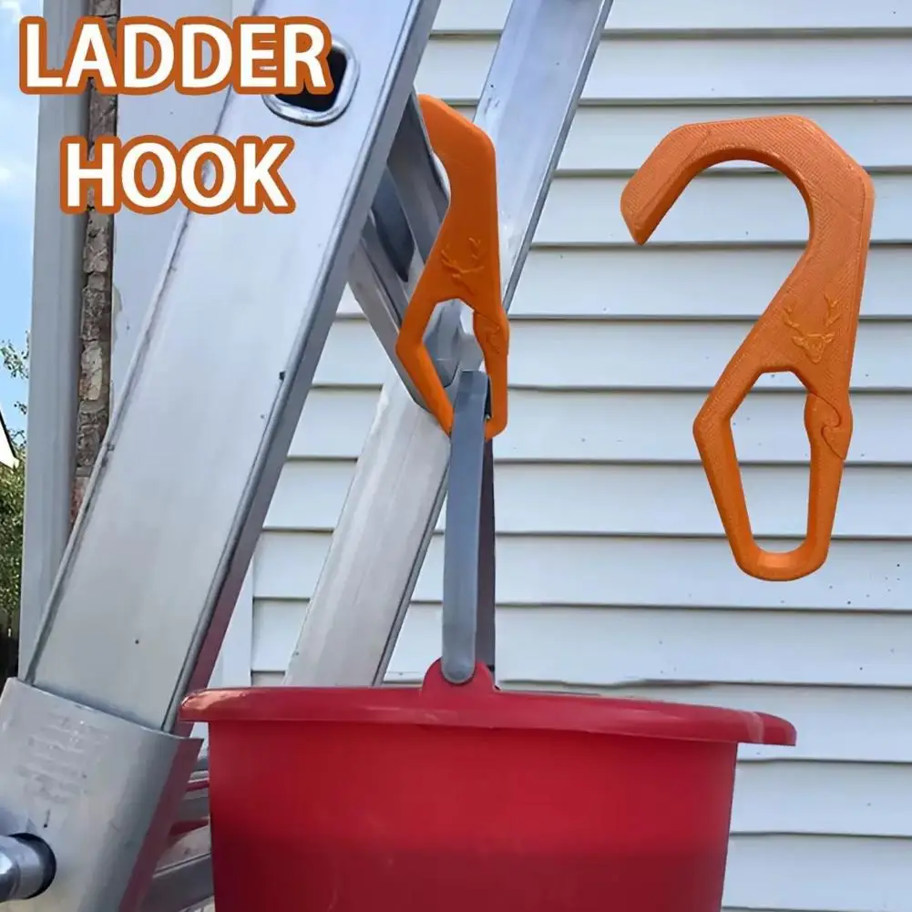 Paint Bucket Hanger 3d Printed Paint Bucket Hook Heavy Duty Hanger Ladder Accessories for Paint Fixing Climbing Reduction