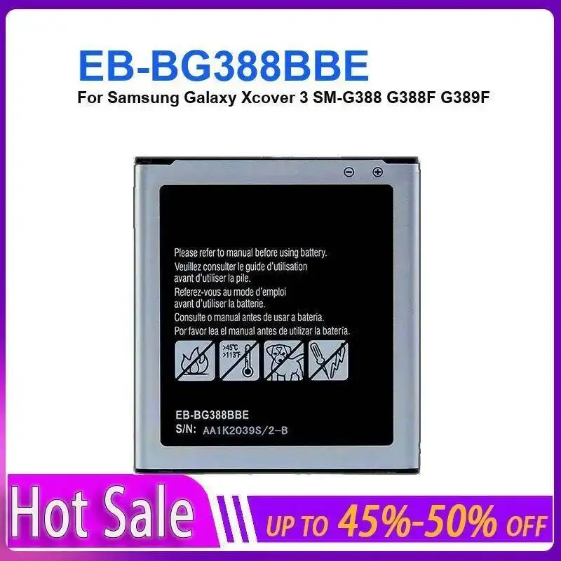 Mobile Phone Battery For Samsung Galaxy Xcover 1 3 4 5 6 Pro 7 G556 G556B GT-S7710 SM-G388 G388F SM-G390 G525F G525S SM-BG736B