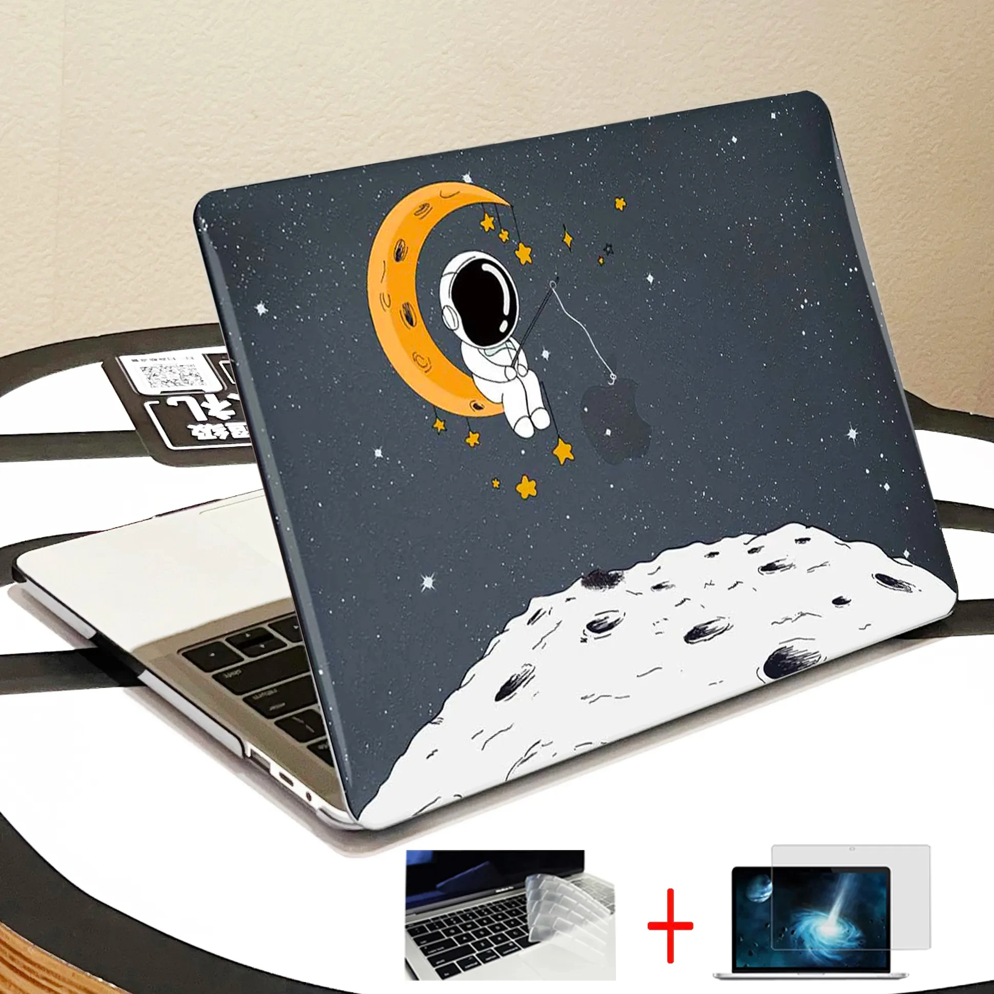 Casing pelindung motif warna gaya klasik, untuk MacBook 2023 Air15 13 A2681 M2 Pro 14 16 2023 M3 A2918 A2992 A2991 A2442 A2780