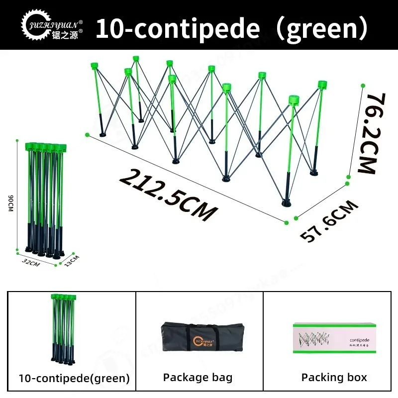 10-leg High-quality Foldable Spider Leg Workbench, Portable Work Saw Holder Support, Quick-extend Workbench