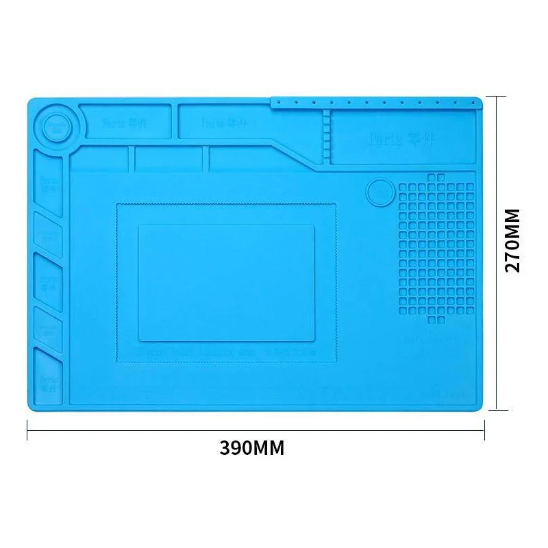 39*27CM Repair Pad Insulation Heat-Resistant Silicon Mat Pad Desk Platform for Mobile Cell Tool BGA Soldering Station