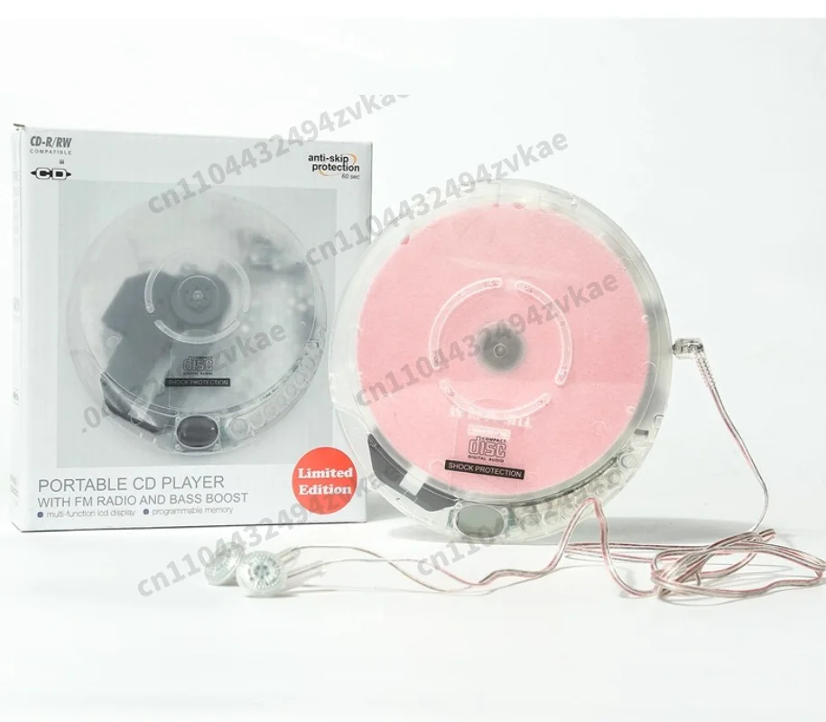 Cd Player Retro StylePortable Stand-alone Full Transparent
