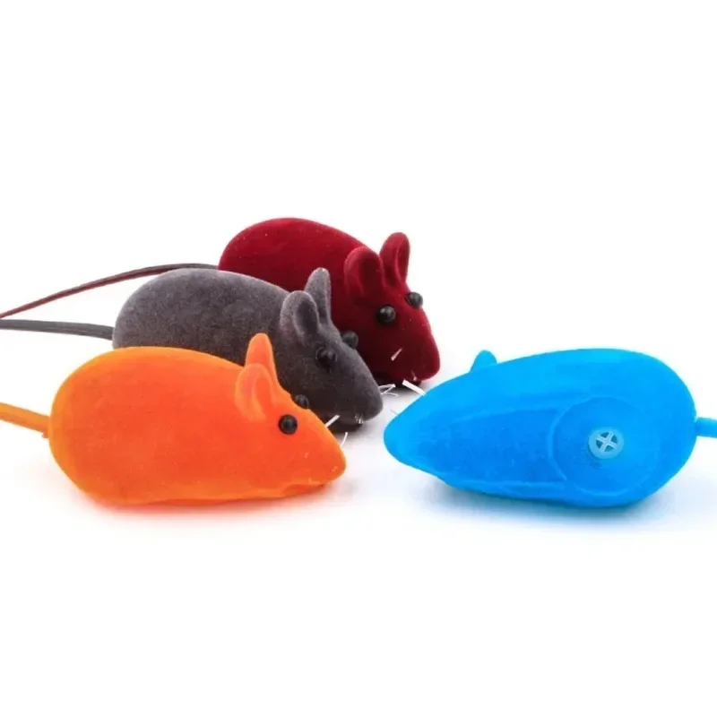 3 Pack Squeak Noise Funny Kitten Mouse Pet Dog Cat Play Toy Color Random Cat Toy