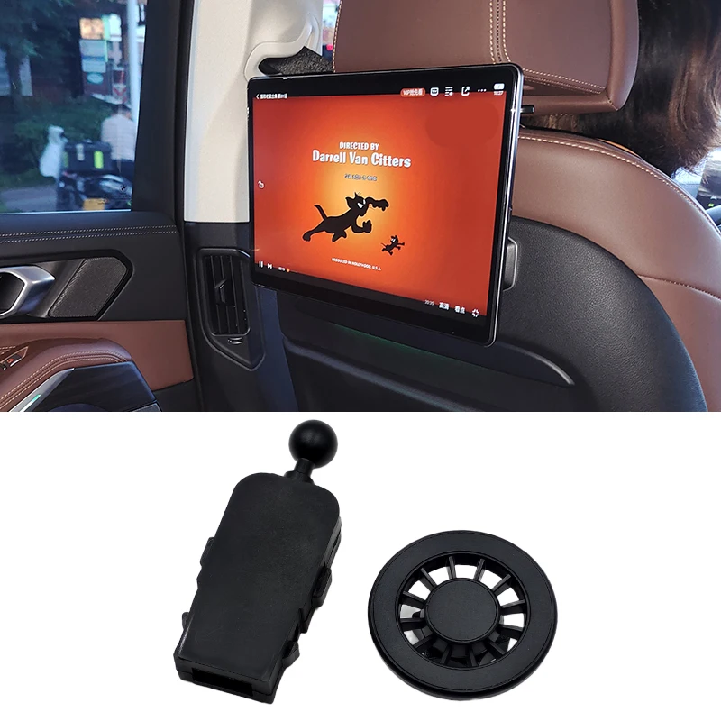 Für BMW X6 X5 2023 2024 X3 G45 2025 IX3 2026 Zubehör Auto Rücksitzauflage Magnetischer Halter Telefonhalterung Verkleidung Auto In-Car Video