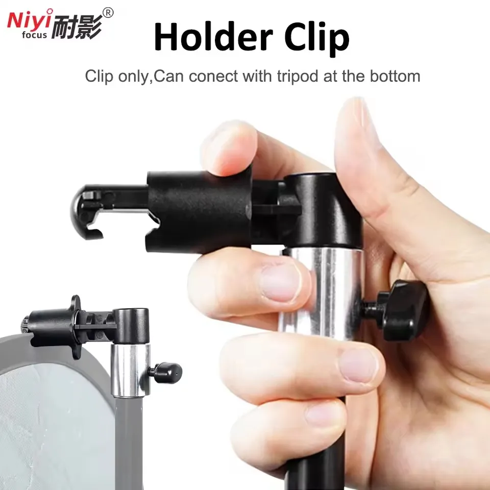 Fill Light Fixed Clamp Camera Live Streaming Background Board Bracket Strong Clamp Photography Reflector Plate Clamp