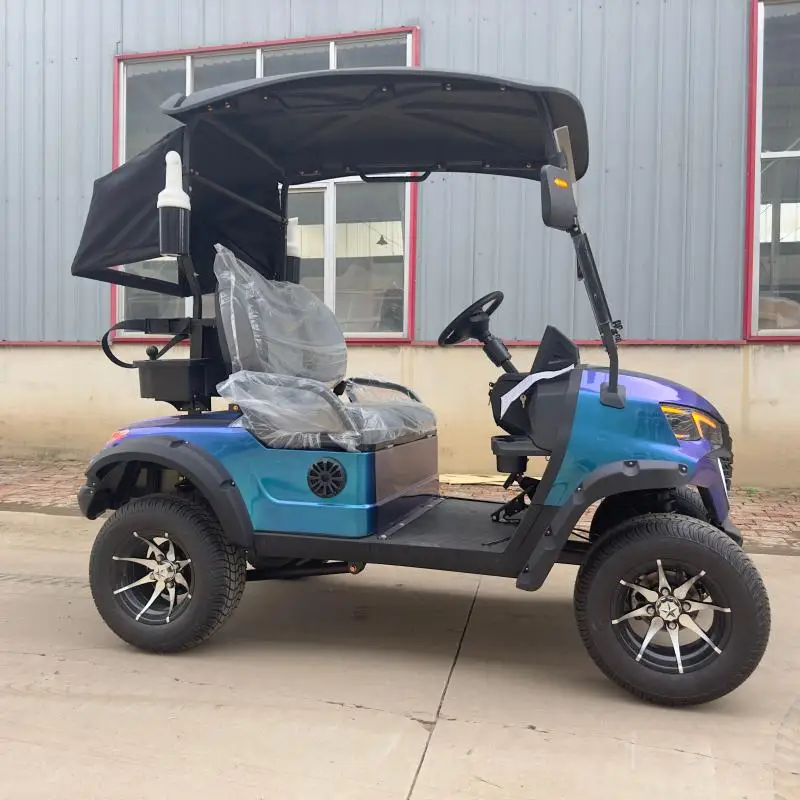 Street Legal Electric Golf Cart 4 6 Seater 5000W Scooter Go Kart ATV Golf Buggy Adult Touring Solar Golf Cart Lithium