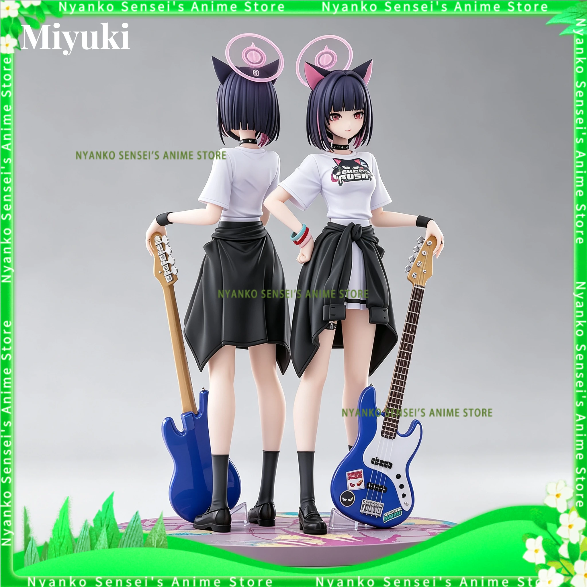 

In Stock Miyuki Blue Archive Kazusa Anayama Band 22cm Figure Anime Model Trendy Toys Desktop Doll Gift Collectibles