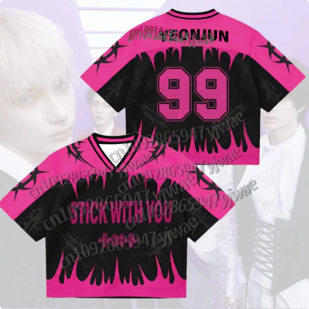 Camiseta de Verano para Hombre y Mujer, Modelo 26, con Diseño de Árbol de Espinas, Regalo para Fans de TXT, Talla Grande, Estilo Urbano Informal