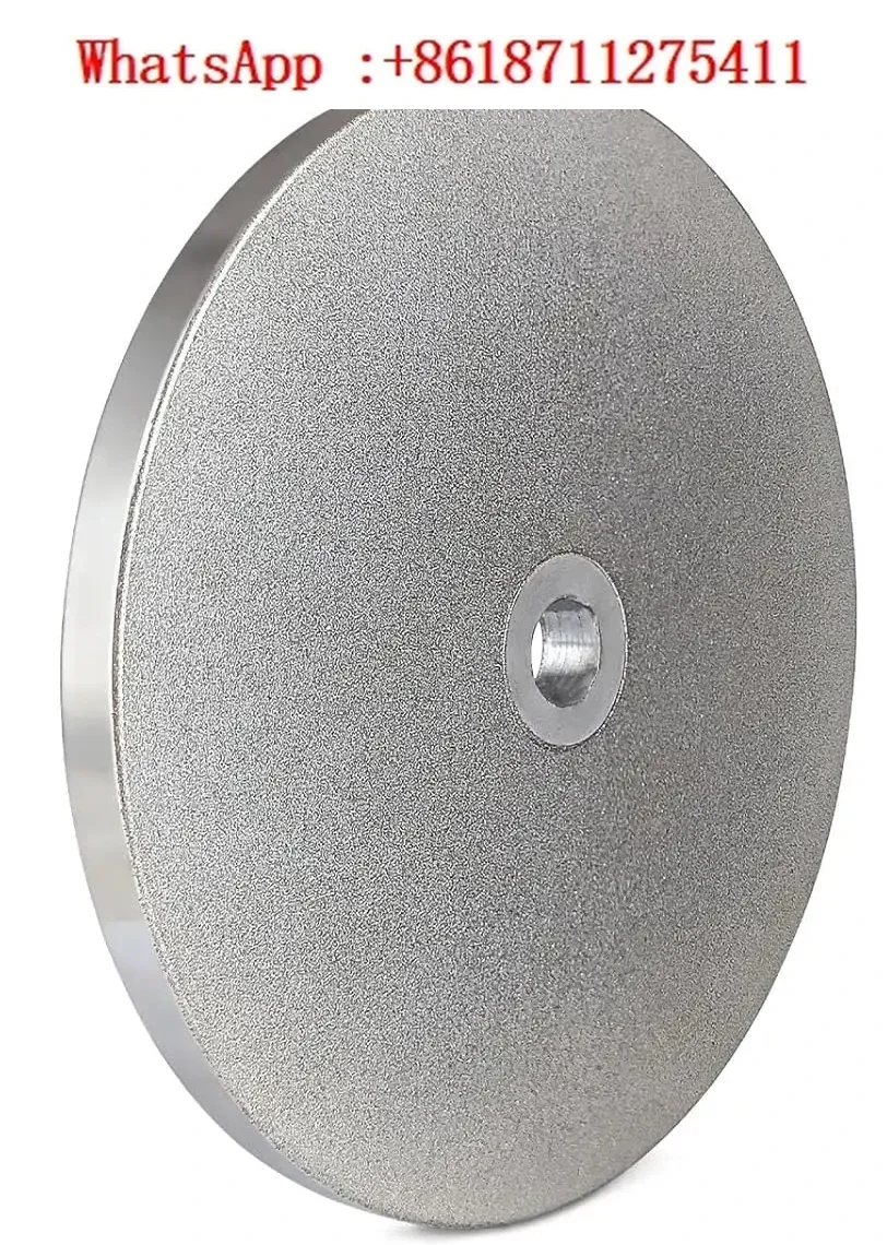 6 inch Double-sided CBN Grinding Disc for WS3000 for Sharpening Woodworking ToolsHigh Speed Steel Tools (80/180 Grit)