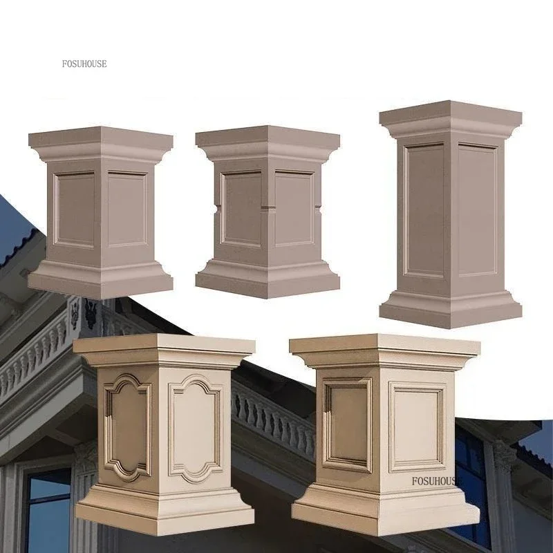 

Римская европейская колонна, квадратная форма для пирса для виллы, литая цементная воротная колонна, декоративное здание, форма для римской колонны z