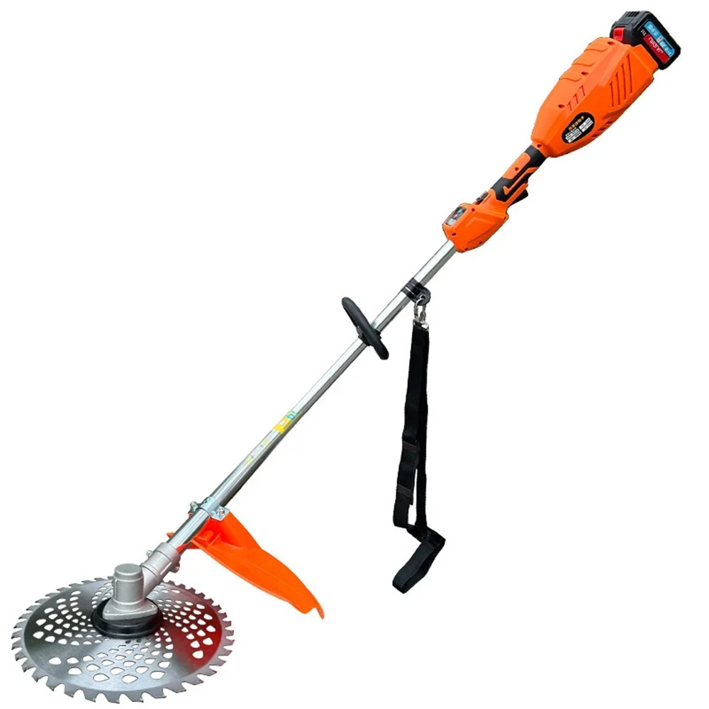 Brushless Lithium Battery Lawn Mower, Rechargeable Agricultural Multifunctional Backpack Brush Cutter, High-Power Garden Weeding