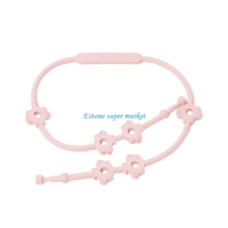 090B Baby Pacifier Clip Chain Silicone Soother Clip for Infant Use, 52 Single Item Design for Daily Home Routines