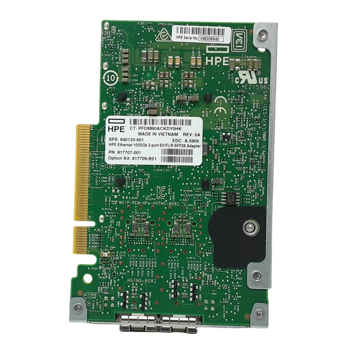 تقريبا جديد 817709-B21 HPE 631FLR-SFP28 10/25G 2-Port Ethernet محول 840133-001 817707-001 #2