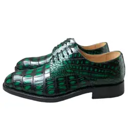 2023 new arrival Fashion Crocodile Skin causal shoes men,male Genuine leather Shoes PDD263