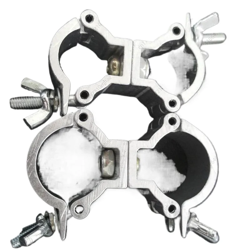 

Aluminum Alloy Fastener Buckle Fixing Cross Universal Single Buckle Round Tube Rotating Screw Fastener Stage Connection Clip
