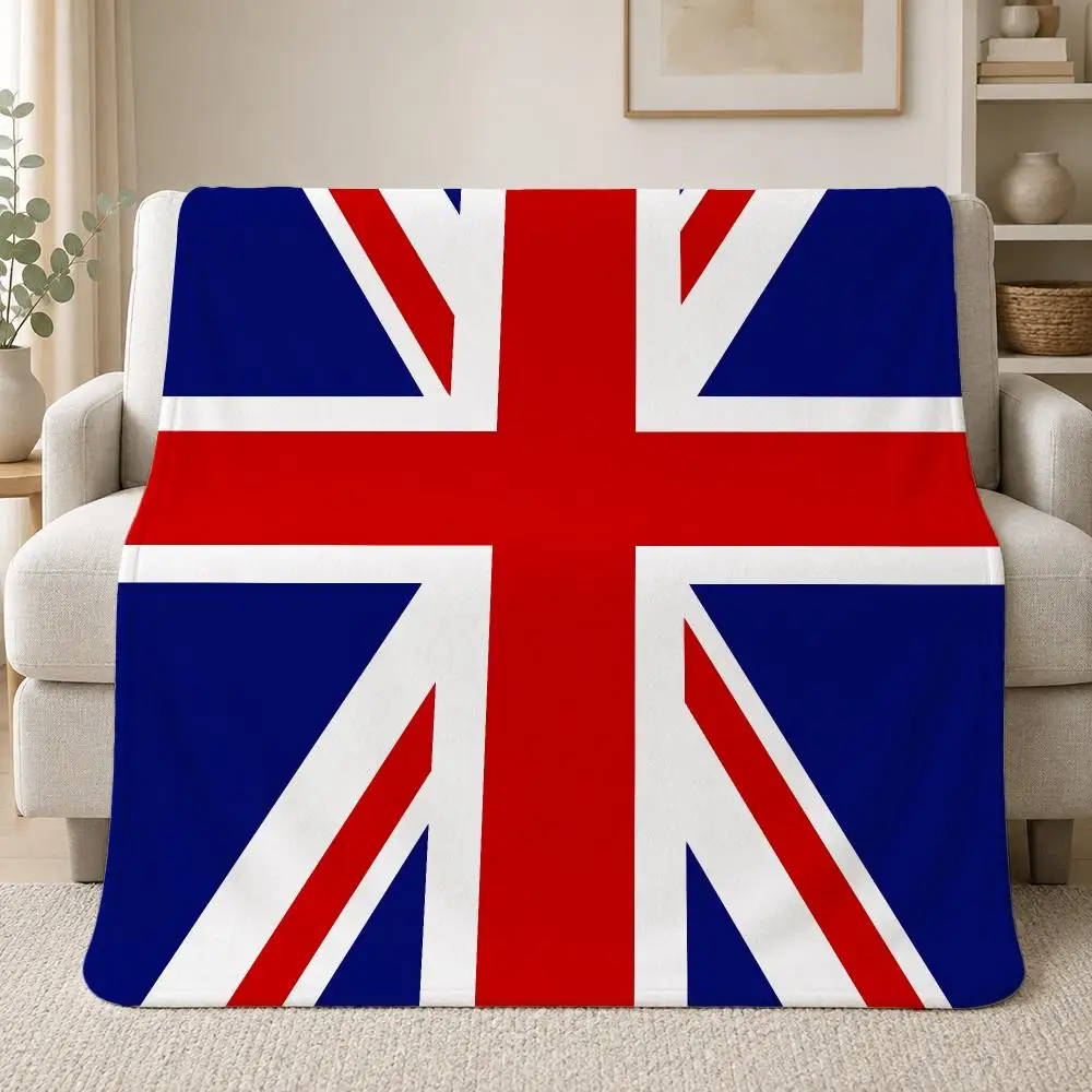 National Flag Theme England Flag Throw Soft Plush Flannel Throw Blanket Sofa Bed Travel Home Decor