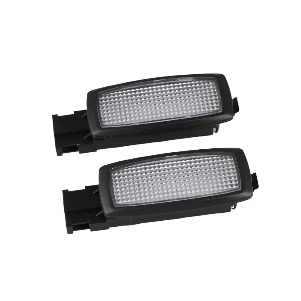 2Pcs Black Led Sun Visor Reading Light Dome Makeup Mirror Lights For VW Passat B7 Tiguan Superb Tharu 56D947109 56D 947 109