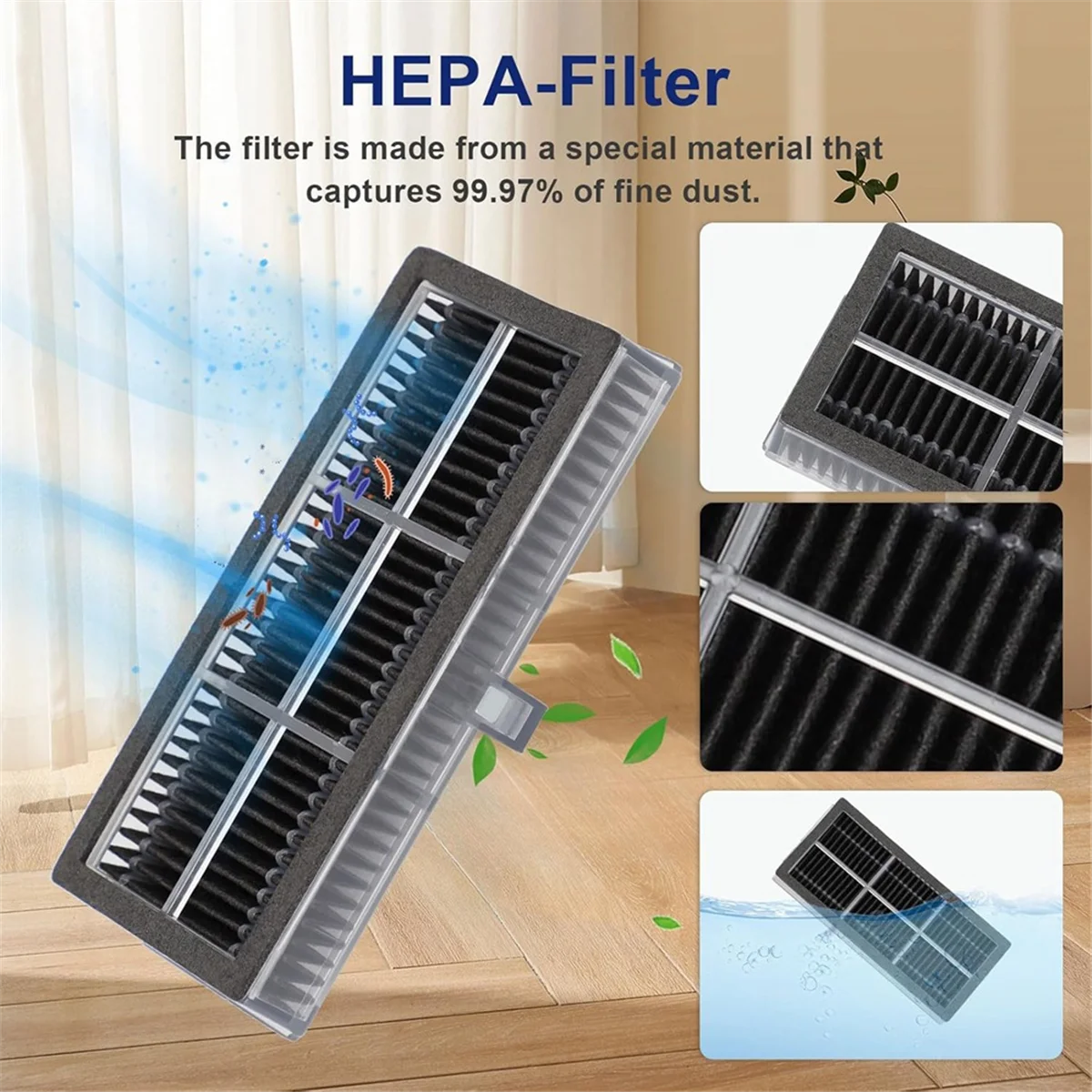 ملحقات أجزاء المكنسة الكهربائية لقطع غيار المكنسة الكهربائية الروبوتية X40 Ultra فرشاة جانبية رئيسية فلتر Hepa وسادة ممسحة كيس الغبار