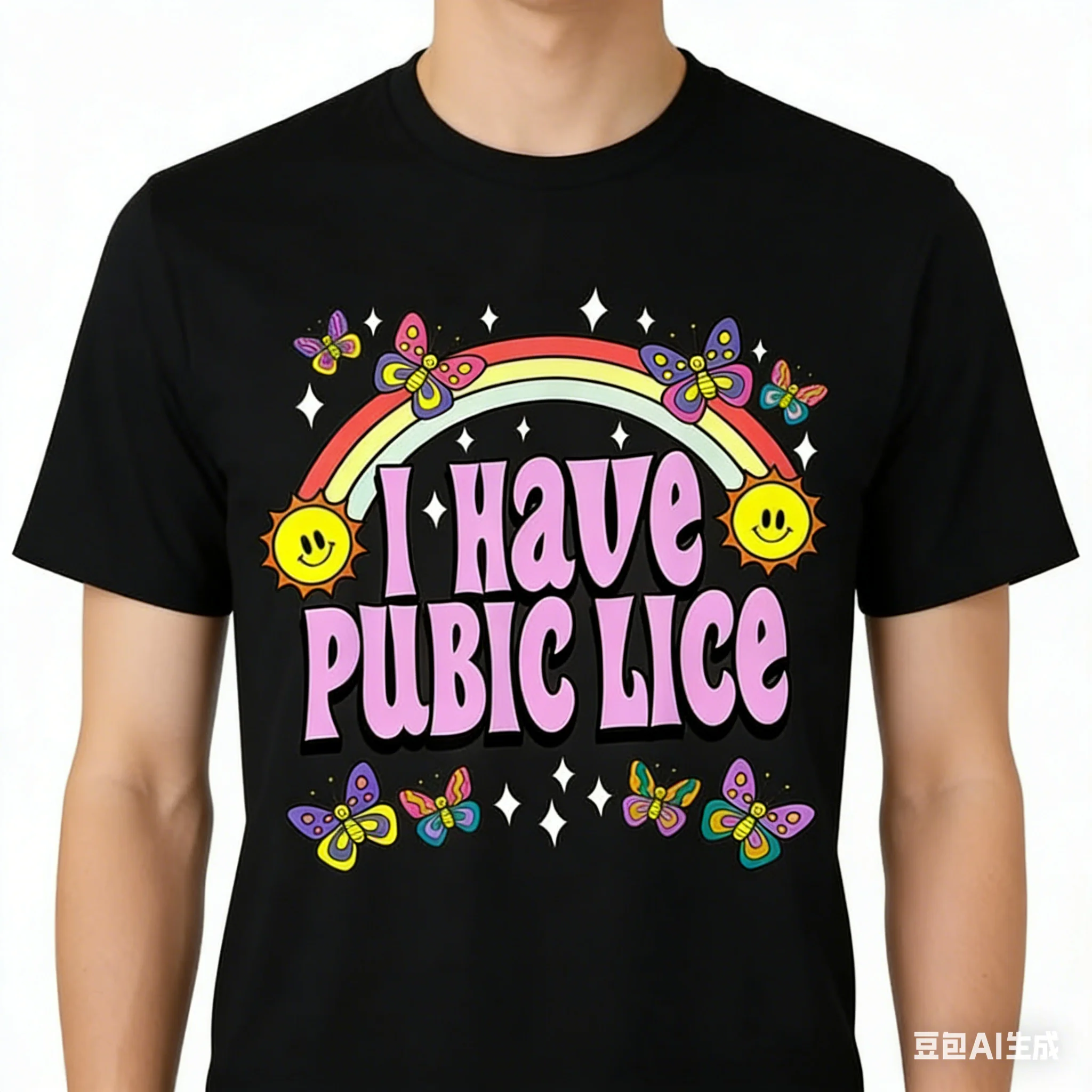 

Hot Selling Fashion Fun Retro Offensive Inappropriate T-shirt, Humorous and Funny Quote Pattern Set Short Sleeved Shirt T-shirt