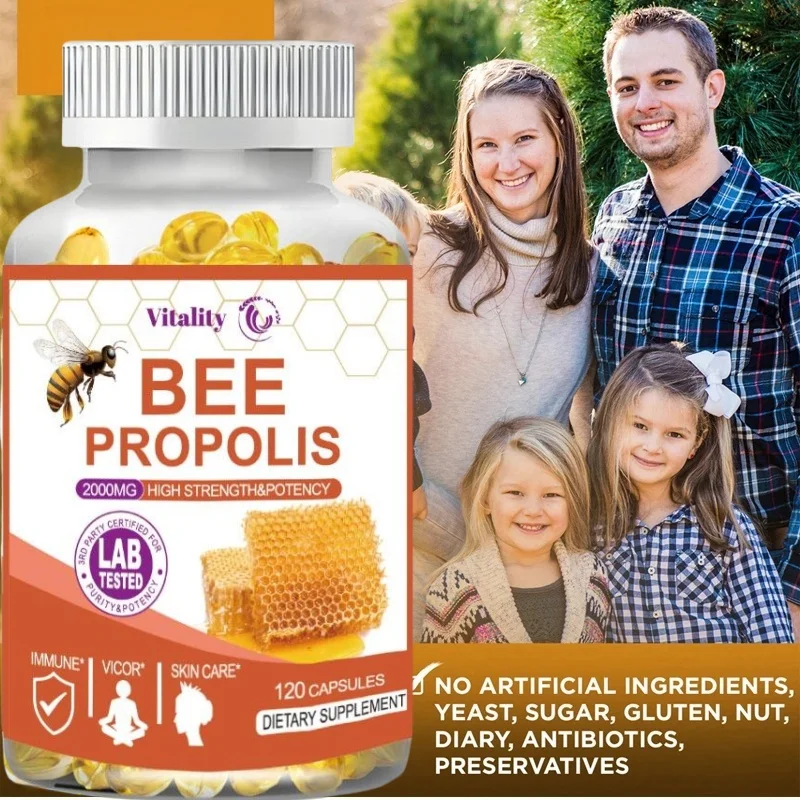 Vitalität Propolis Nahrungs ergänzungs mittel-gesunde Immunität, Verdauung, Zähne und Zahnfleisch, Hals schmerzen, Hautpflege Gesundheit