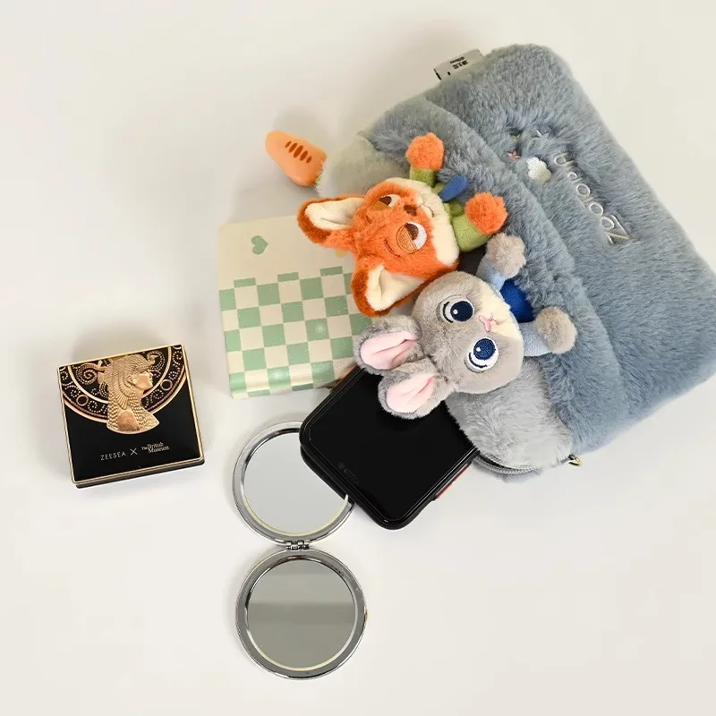 Disney Echte Zootopia Judy Plüsch Puppe Umhängetasche Nick Spielzeug Einzelne Schulter Pendler Tasche Pelzigen Tier Stofftier Rucksack