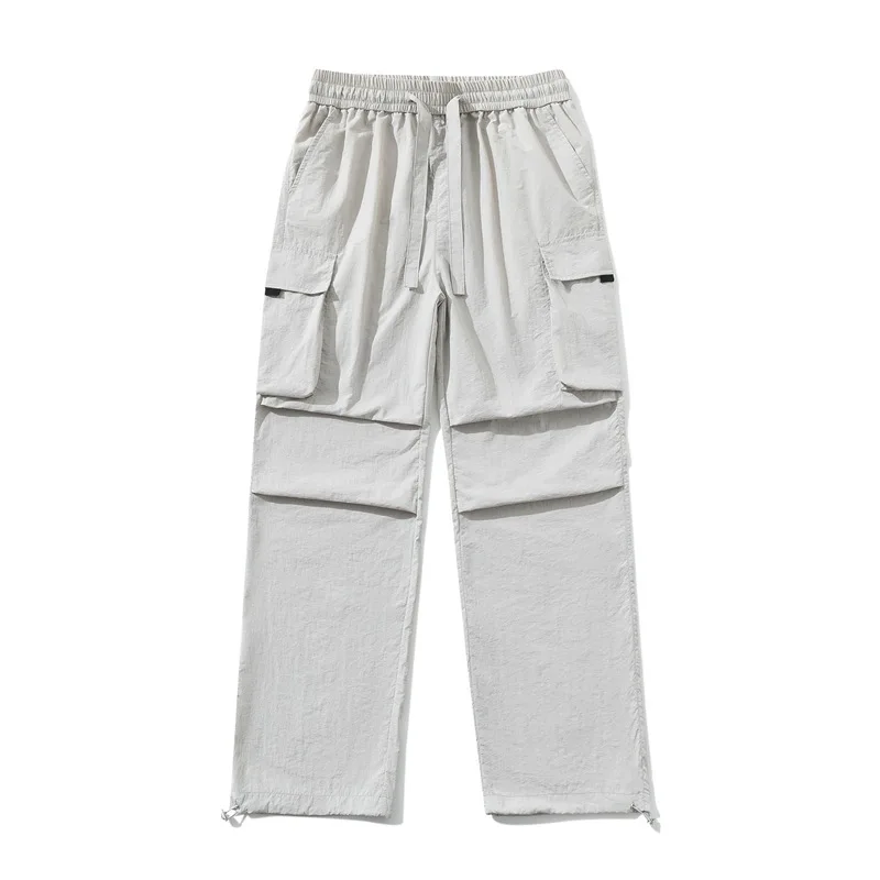 Overalls men's and women's spring and summer straight-leg sweatpants trousers men's clothing