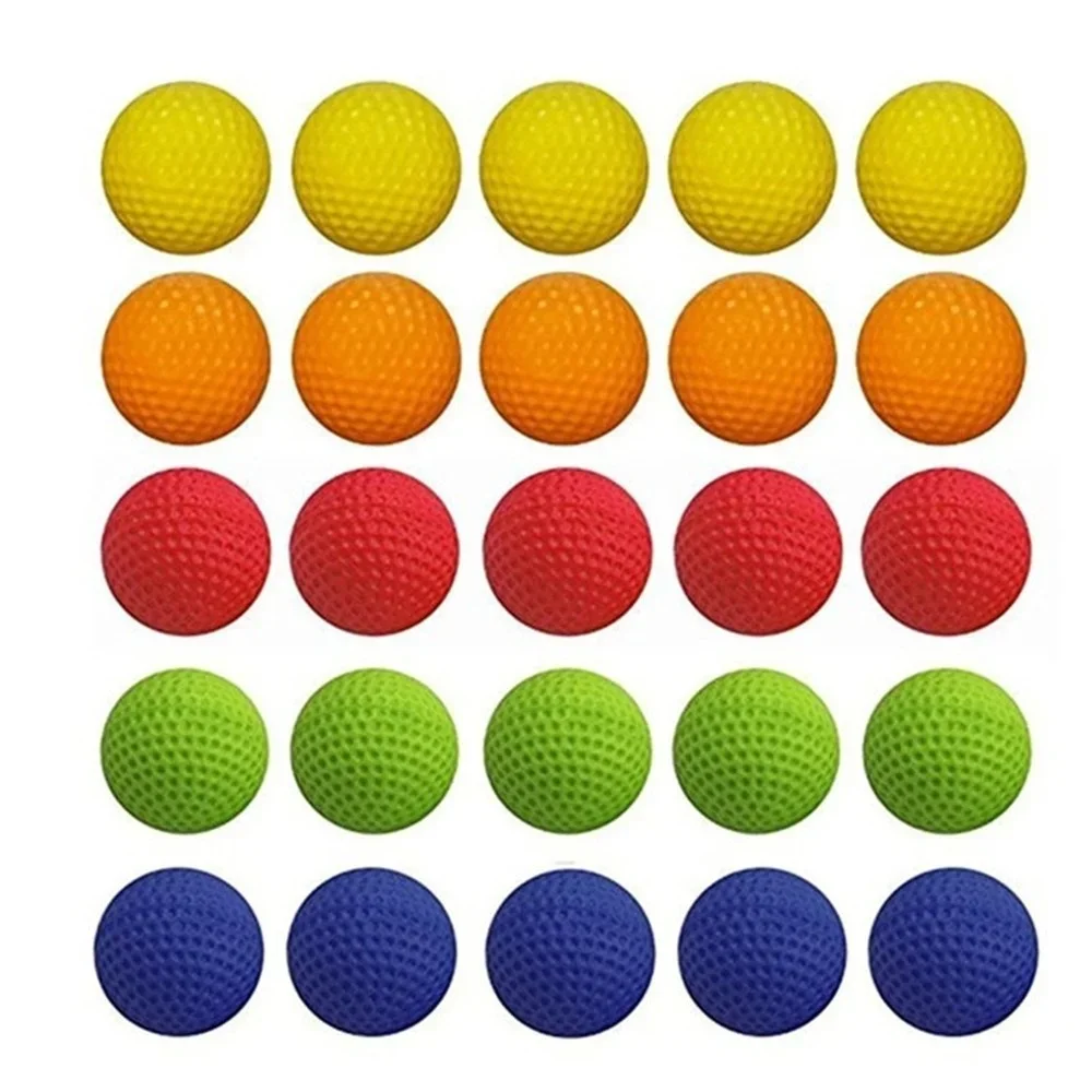 25/250 Colorful Refill Balls Golf EVA Foam Soft Apollo Balls Bullet for Nerf Rival Zeus Apollo Refill Toys Xmas Gift for Kids