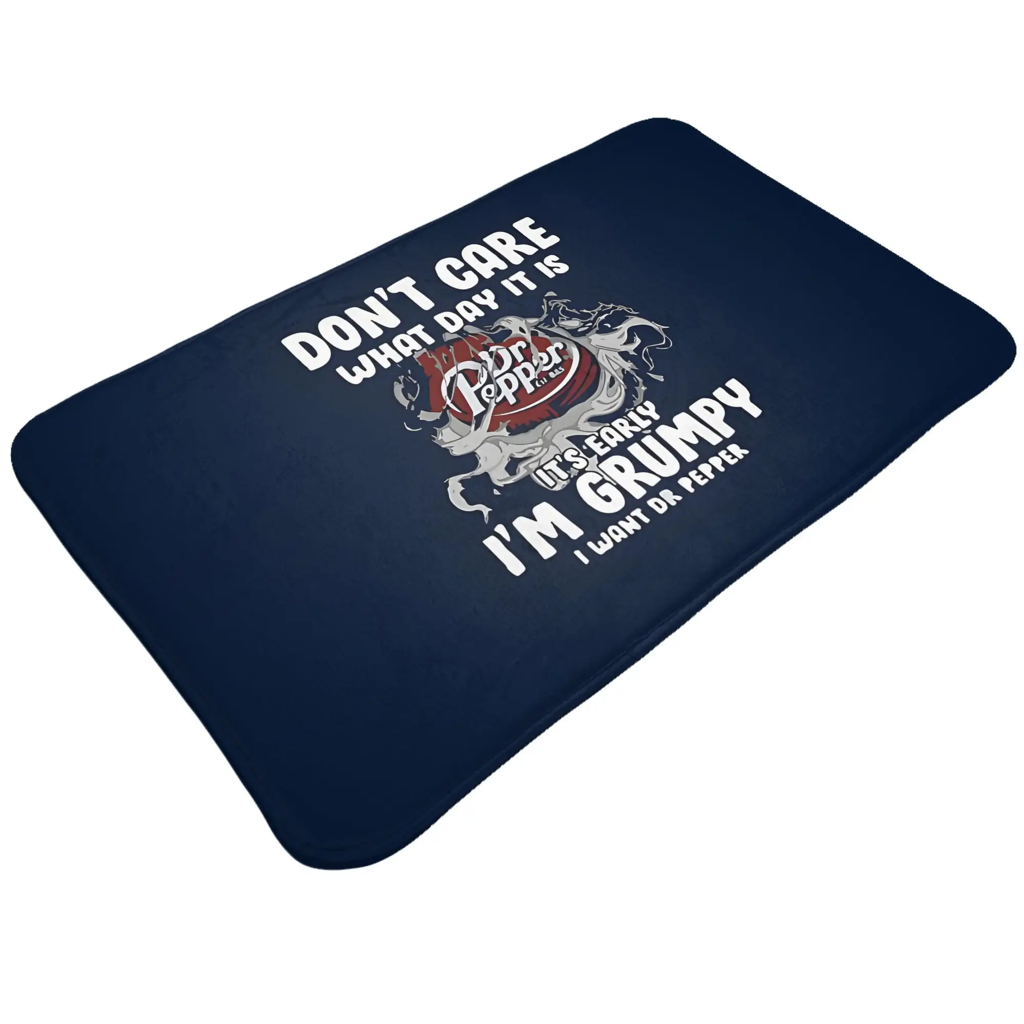Don’T Care What Day It Is Dr Pepper Decorations Bathroom Mat Dr.Pepper Doormat Living Room Carpet Outdoor Rug Home Decor