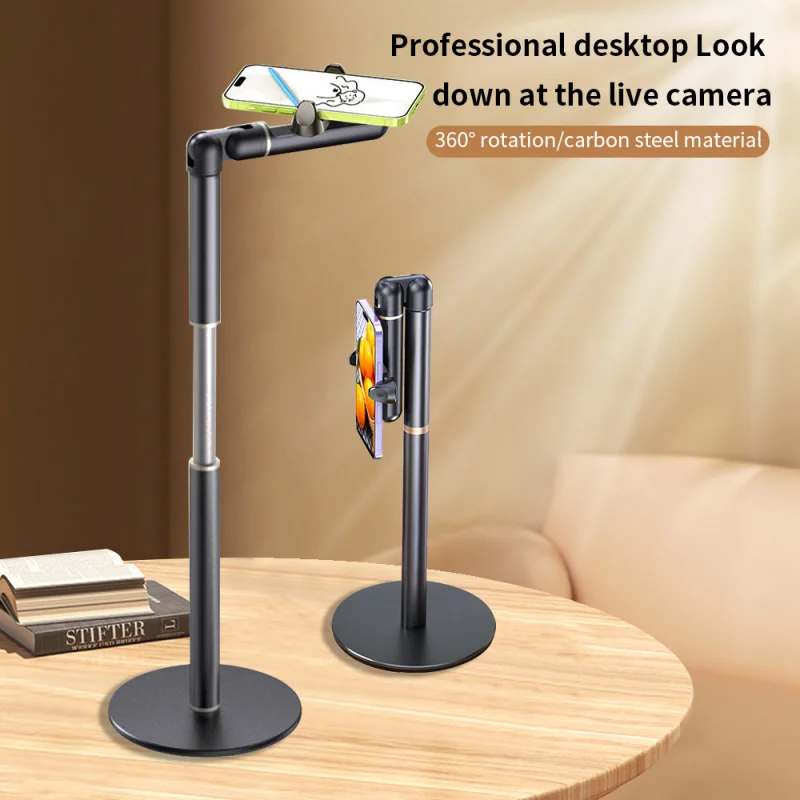 

Mobile Phone Desktop Stand Multifunctionl Universal Shooting Lazy Stand Rotating Telescopic Height Adjustable Mobile Phone Stand