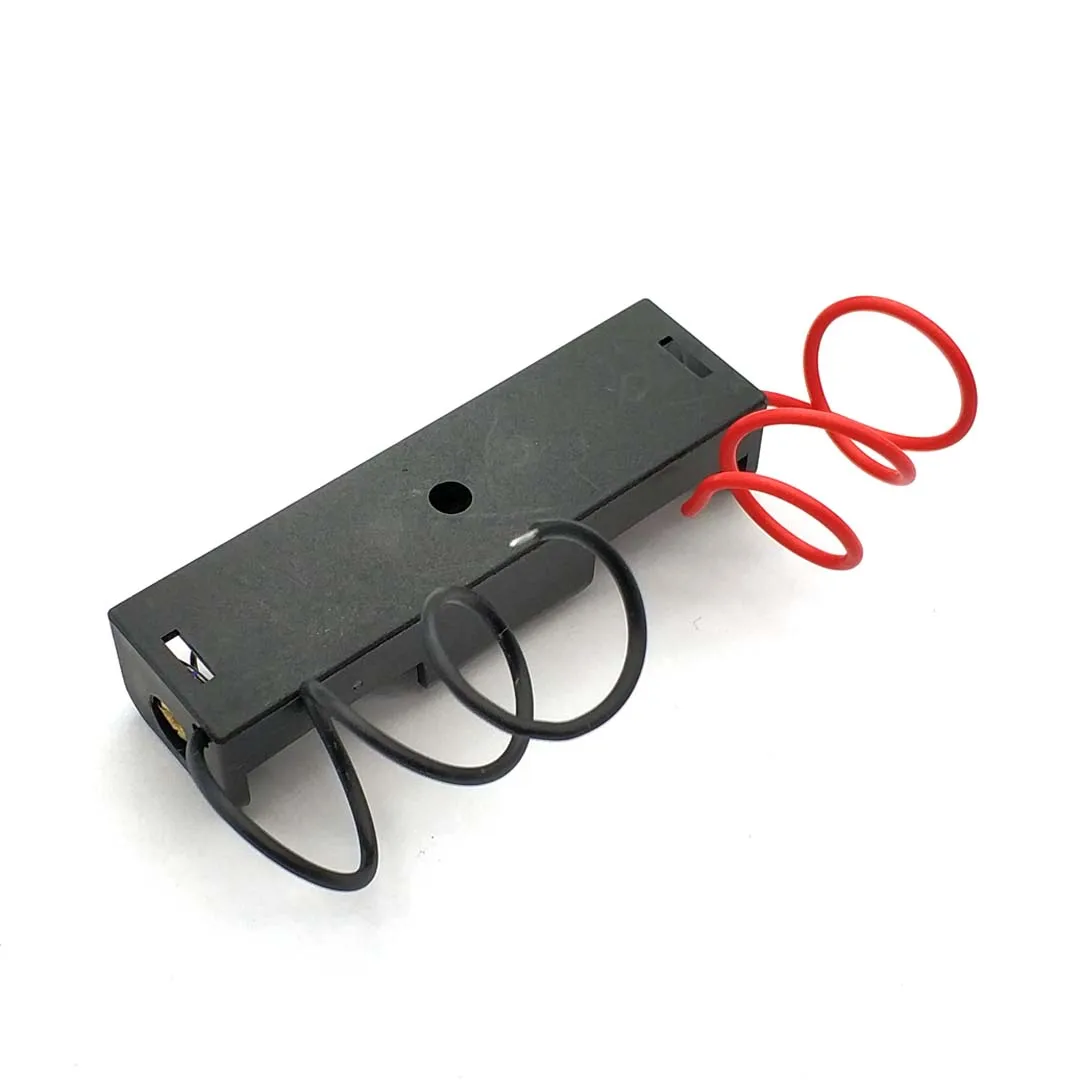 10 Stück 1-Zellen-AA-Batteriehalter 1,5 V ohne Abdeckung mit 150 mm 26AWG verzinntem Draht, DIY-Elektronikschaltkreis-Stromversorgung, Batterie nicht enthalten – Detail 2