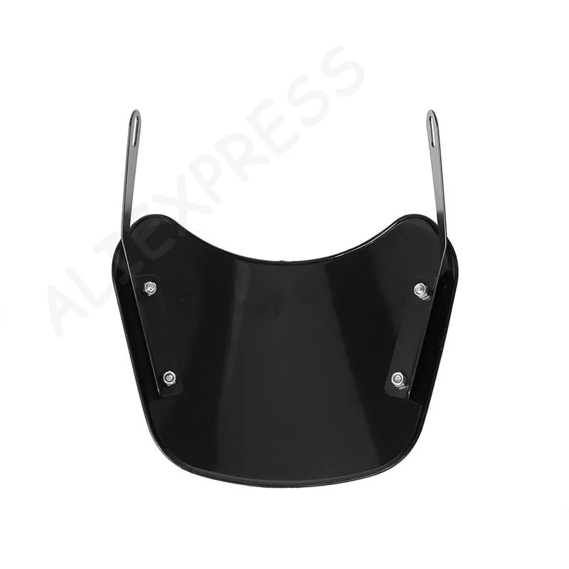 New Motorcycle Headlight Windshield Wind Deflector Windscreen Universal For The Most Models