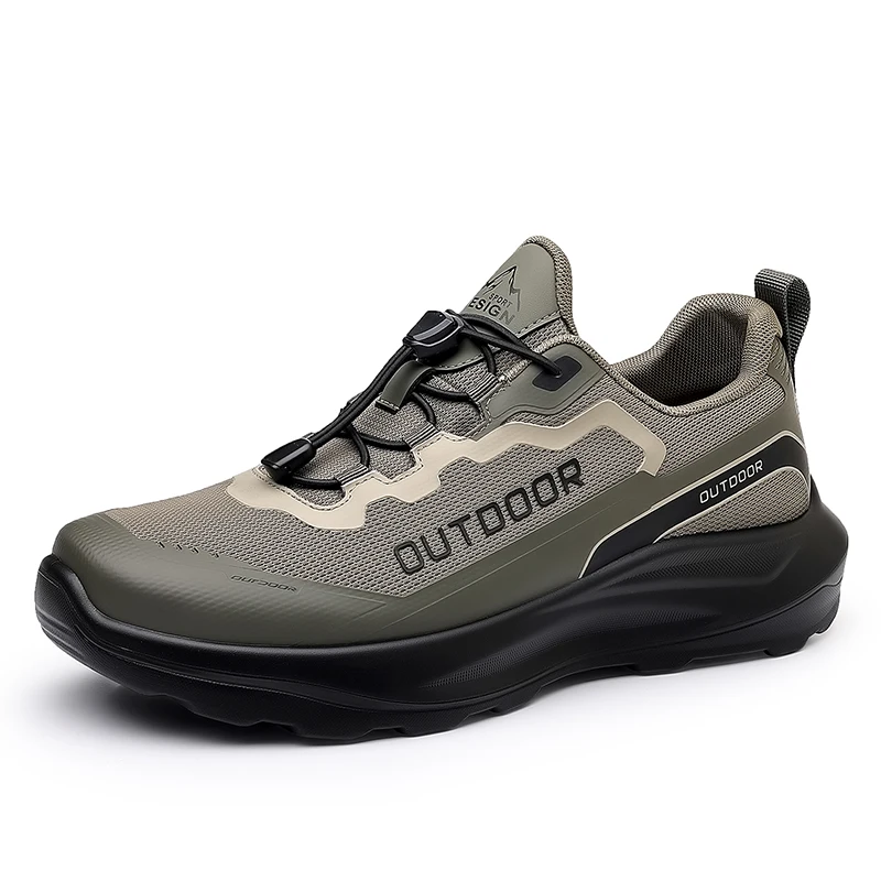 Zapatos Deportivos De Malla Transpirable Para Hombre, Modernos Y Versátiles Para Calle Y Trekking._voghion.com