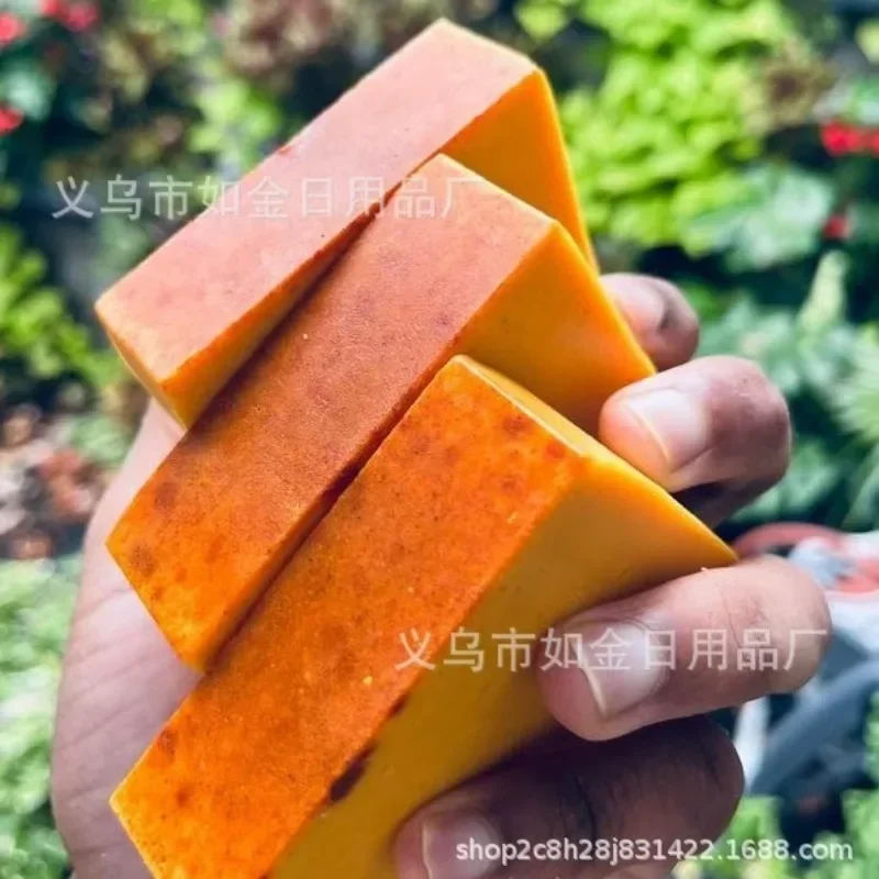 Lemon Ginger Yellow Soap, Ginger Handmade Cold Soap, Body Bath and Face Wash Soap