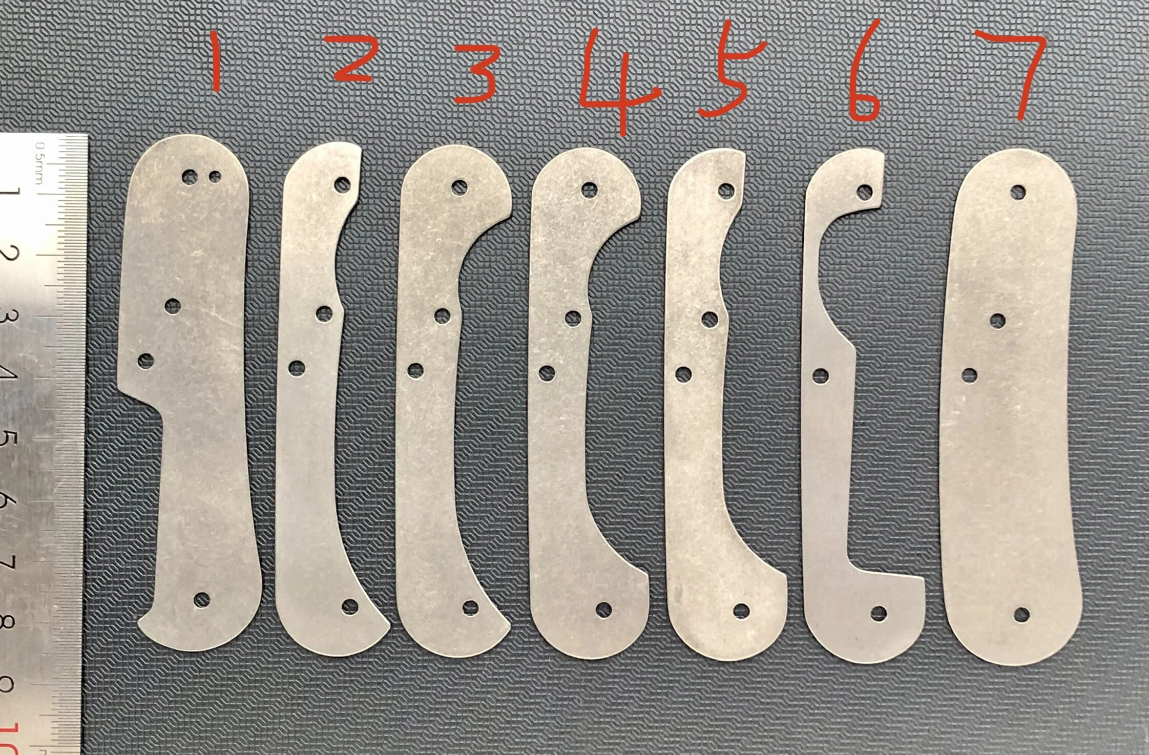 1 unidad. Piezas de modificación de placas de revestimiento TC4 para navaja suiza Wenger de 85 mm