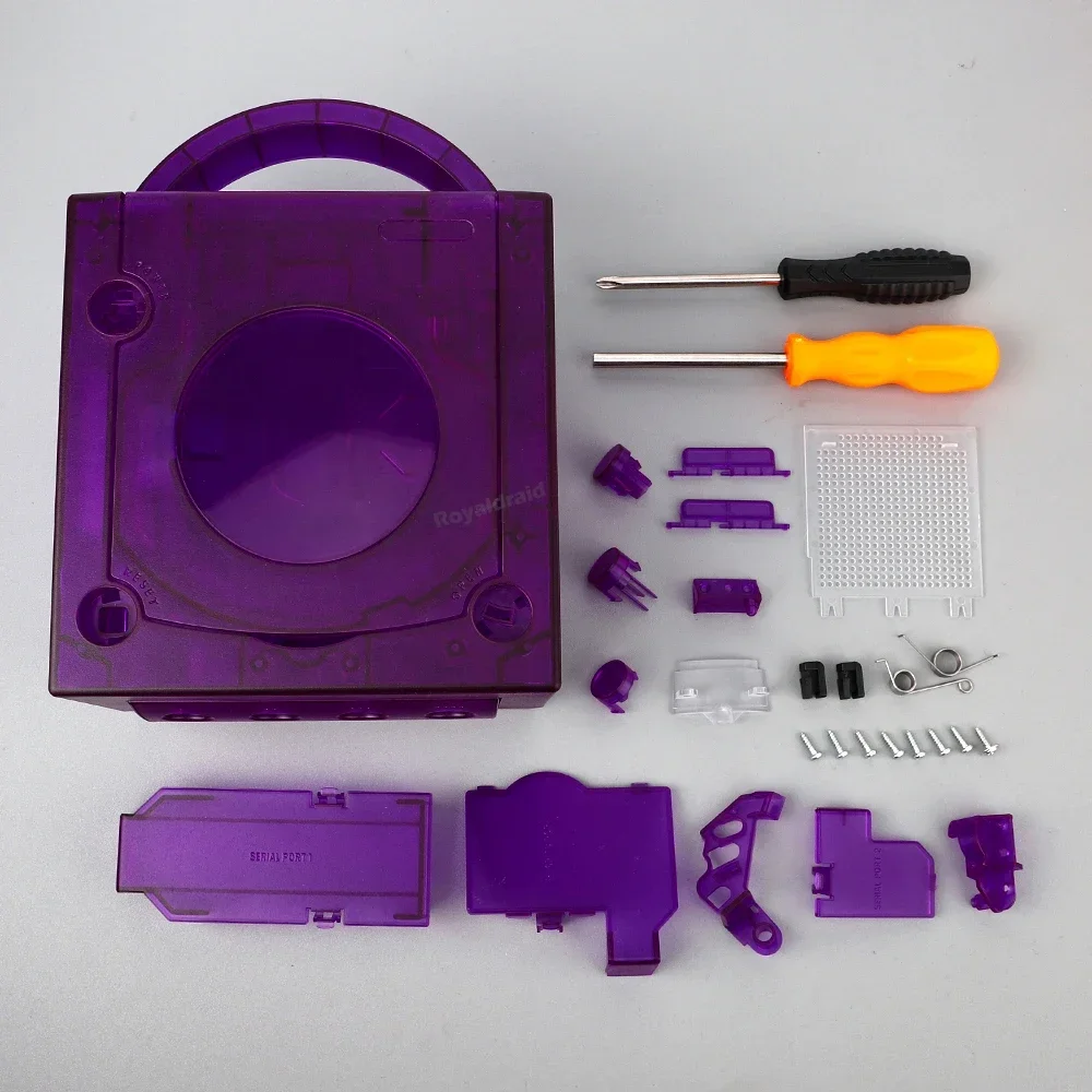 NEUE 6 CLORS Für Gamecube NGC Ersatz Shell Transparent Fall für Gamecube NGC GC Spielkonsole DOL-101/DOL-001 Dropshipping – Detail 38