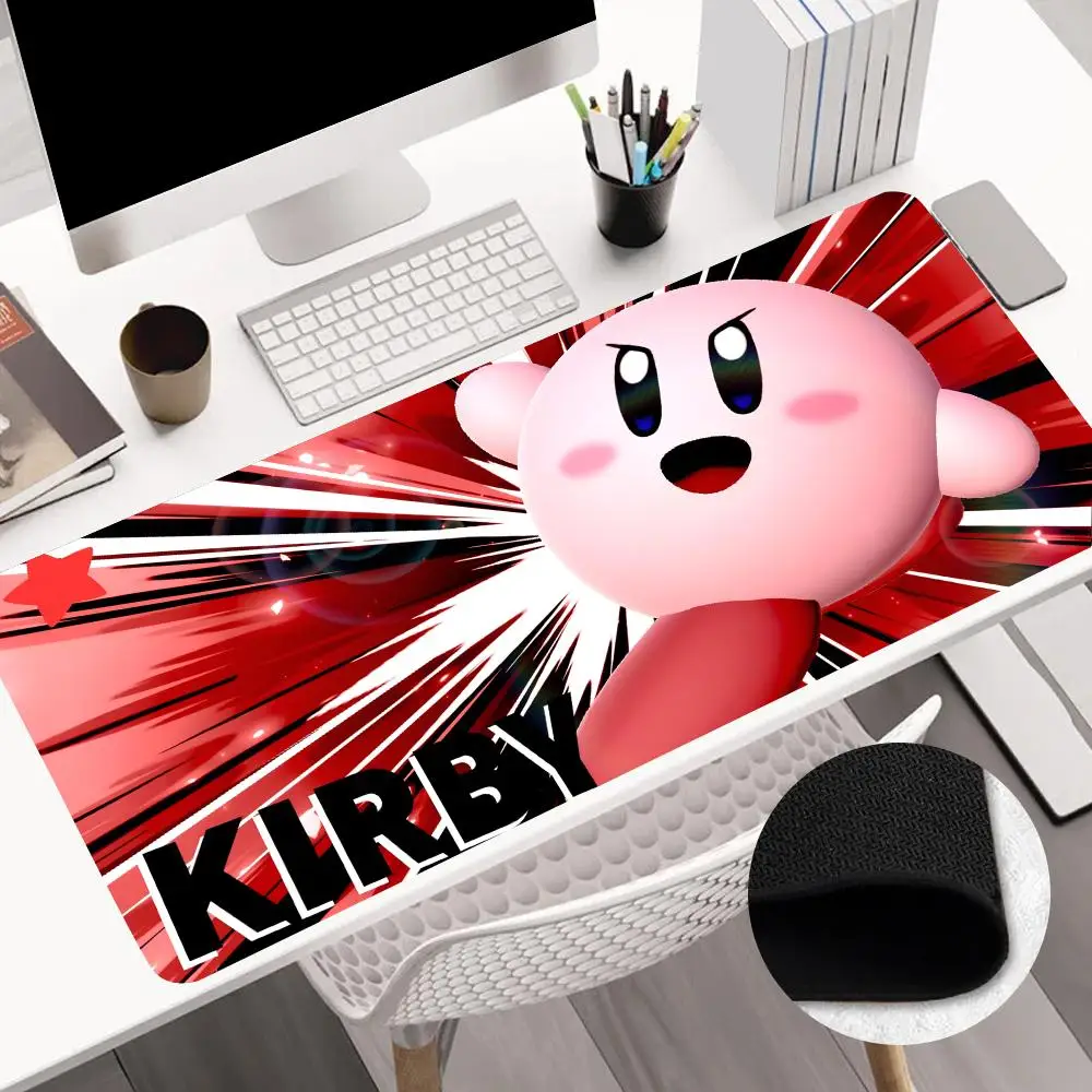 Kawaii Cartoon K-Kirbys MINISO Mouse Pad Anime Game Mouse Pad Computer Desk Office Carpet Laptop MousePad