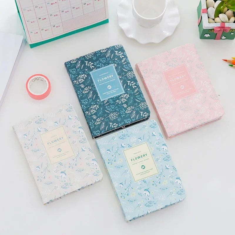 Korean Kawaii A6 Schedule Vintage Yearly Diary Weekly Monthly Daily Planner Flower Organizer Paper Notebook School Agenda Supply