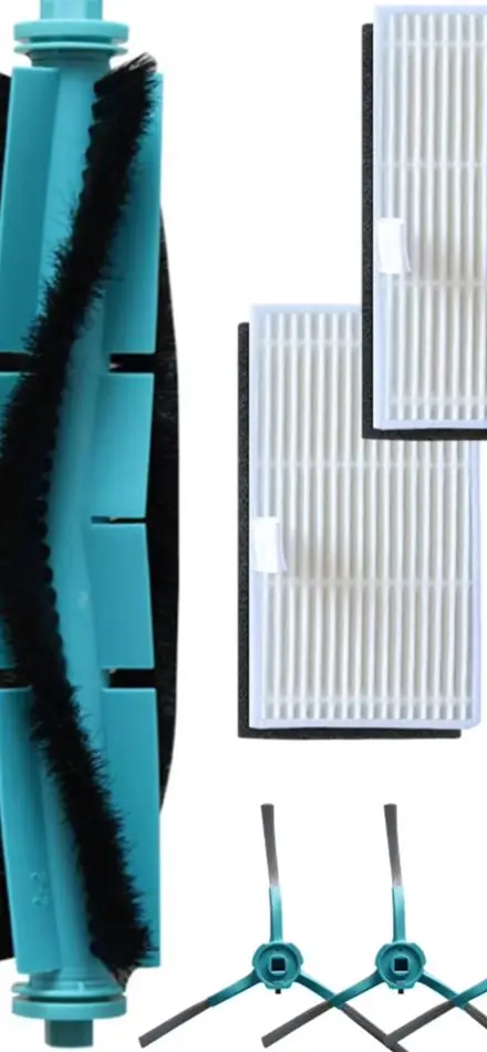 

Main Side Brush Filter Set For MEDION X41 SW X42 SW+ MD 12034 Robot Vacuum Cleaner Parts Accessories