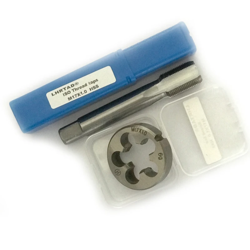 Imagem -03 - Rosca Fina Tap Die Grupo Torneiras Metric Plug Redondo Morre Ferramentas Manuais M17 M18 M19 M20 M17 M18 M19 M20